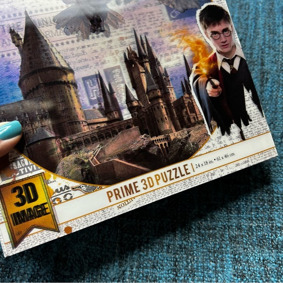 Harry Potter Puzzle 3D Image Hogwarts Castle 550 Piece Jigsaw - Picture 4 of 4